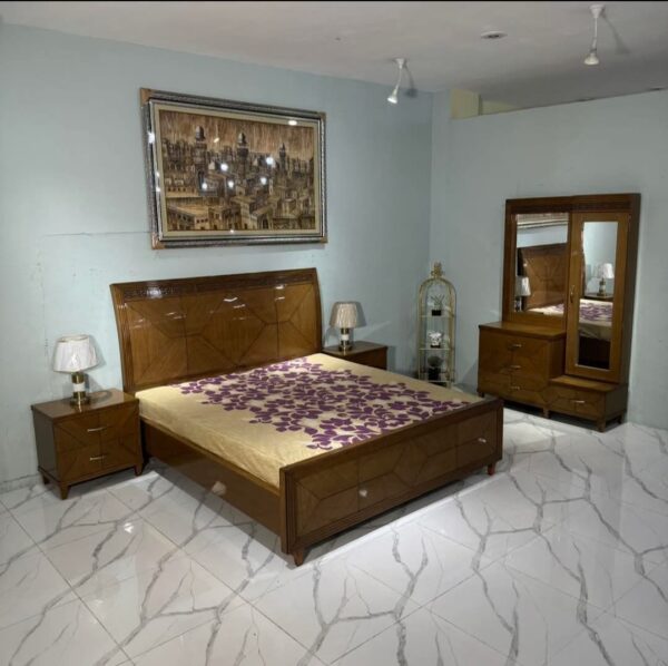 Wooden Bed Set