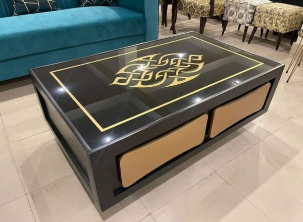 Black Center Table With Drawer