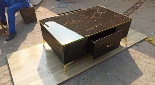 Brass Legs UV Top Table